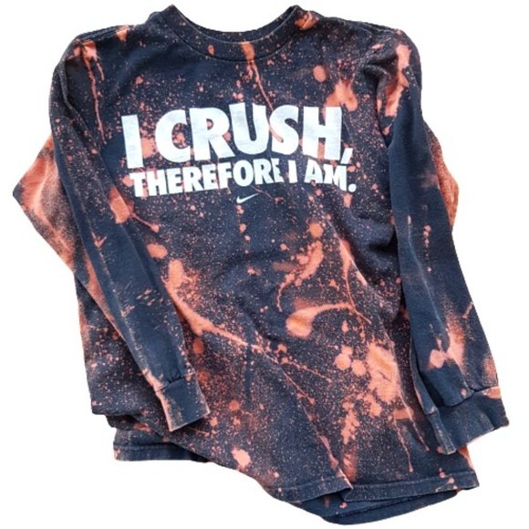Women's Custom Bleach NIKE Crush Graphic Shirt